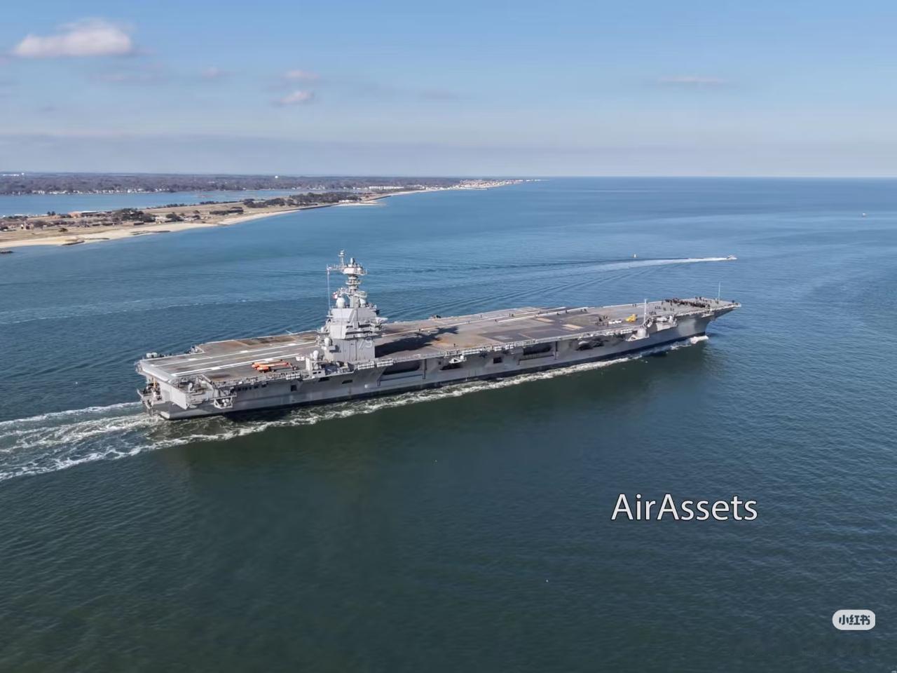 福特级第二艘肯尼迪号航母终于开始海试了，这艘航母开建时，咱们的大辽都没服役。。。