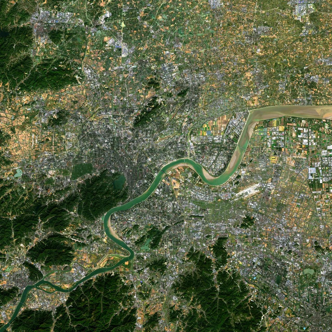 杭（州）绍（兴）大都市圈最新卫星图（11.28）