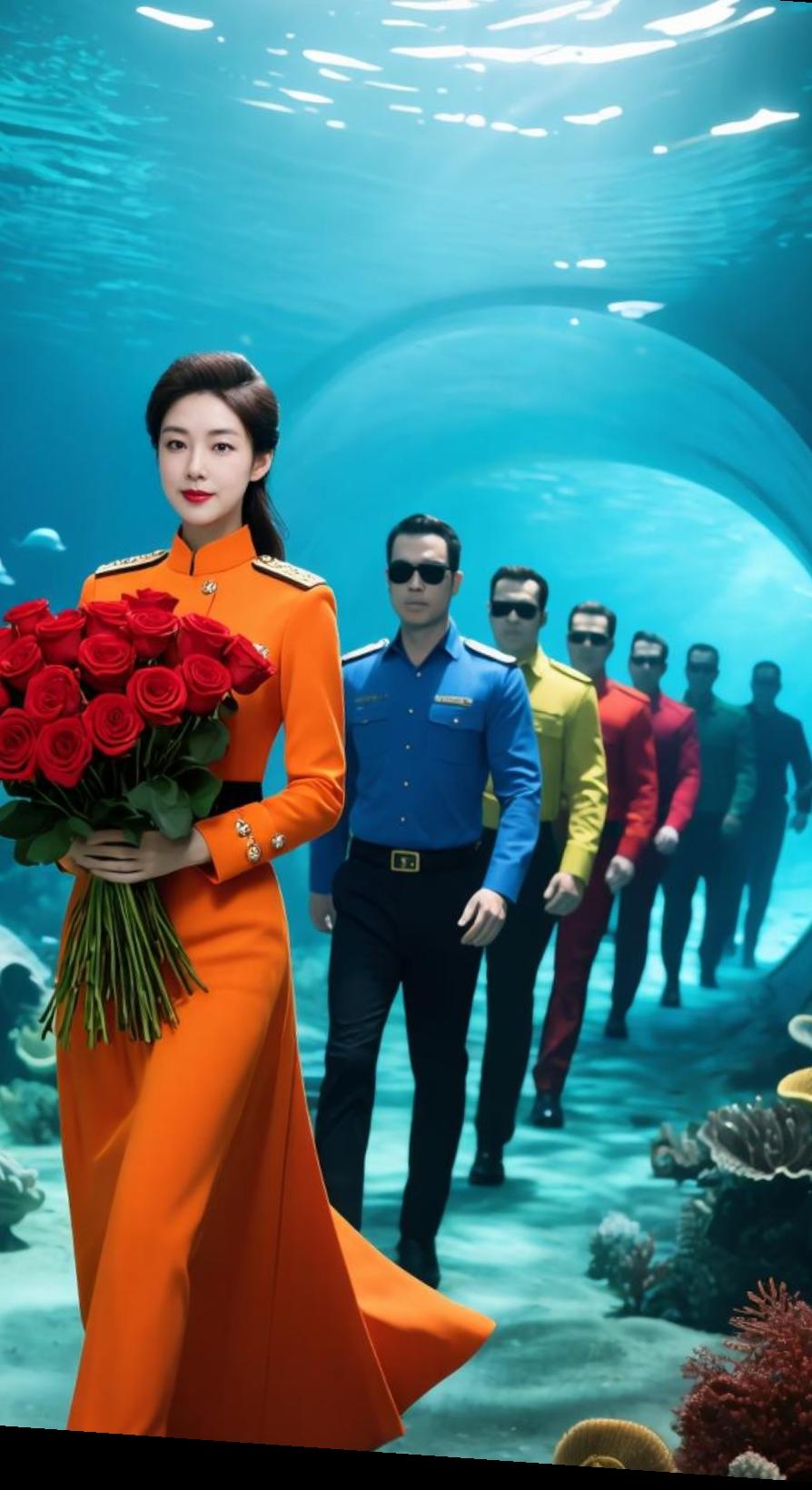 AI海底时尚大片