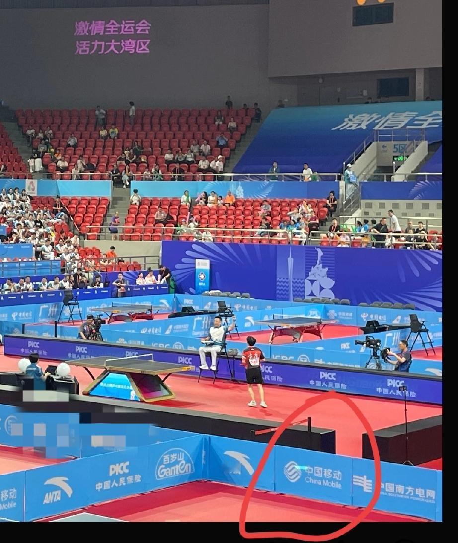 全运会这次乒乓球的赞助商中国移动可火了，这次转播信号都是在它的某咕视频进行全程直