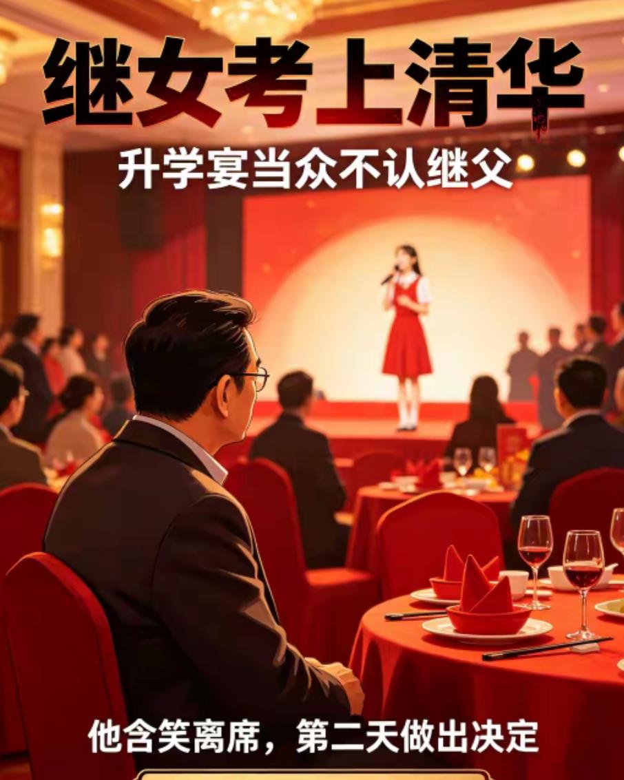 十年倾力供养继女考上清华，升学宴上被当众否定，继父微笑离场后做出抉择。仿佛惊雷震