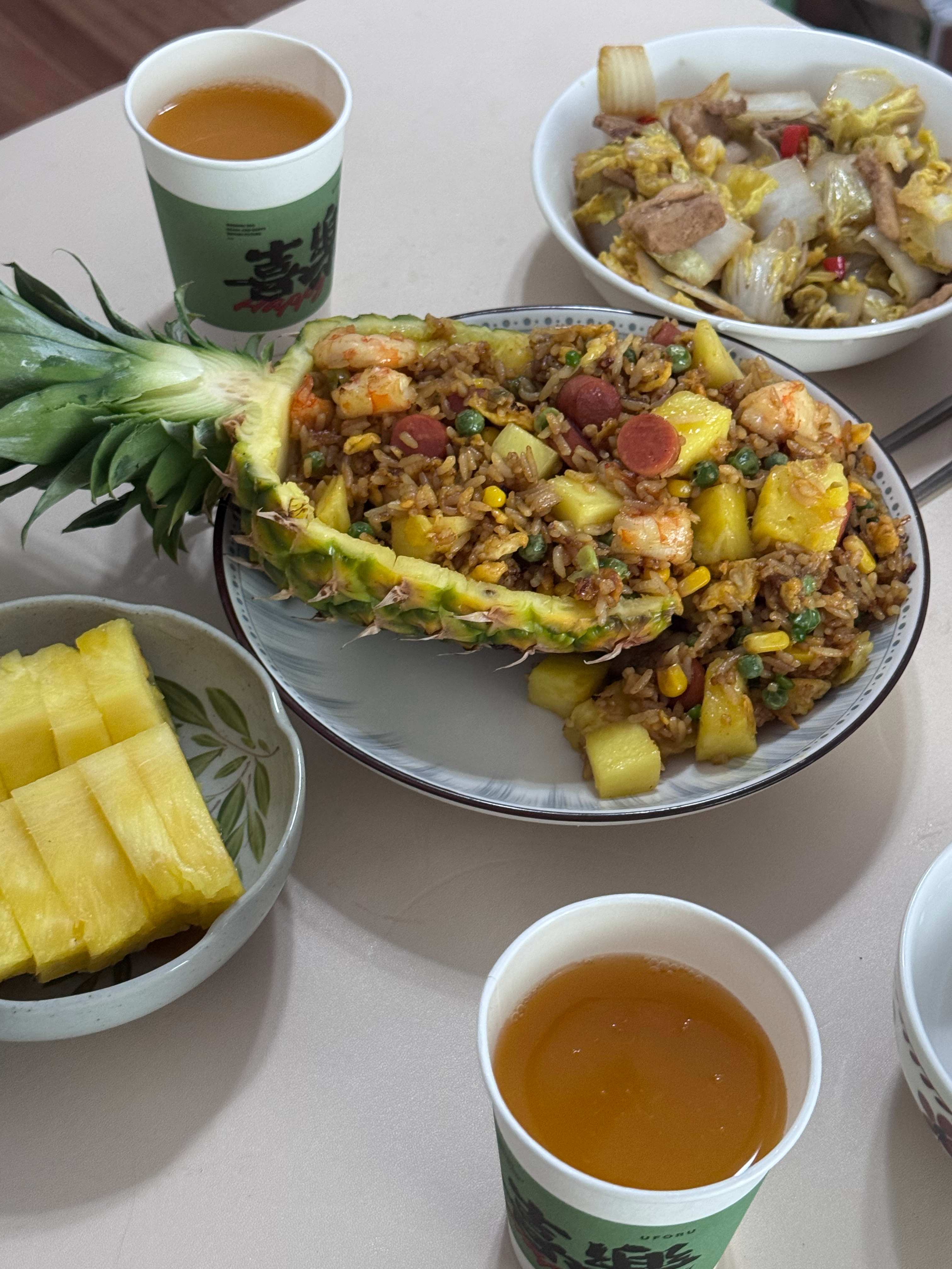 豆厨出品的菠萝炒饭🍍 