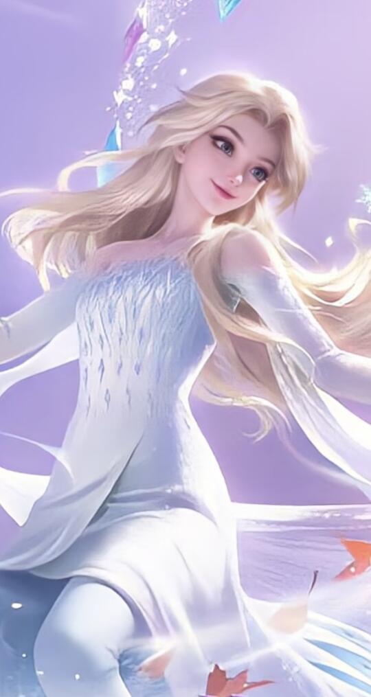 王者荣耀×迪士尼冰雪奇缘，甄姬-雪境奇遇