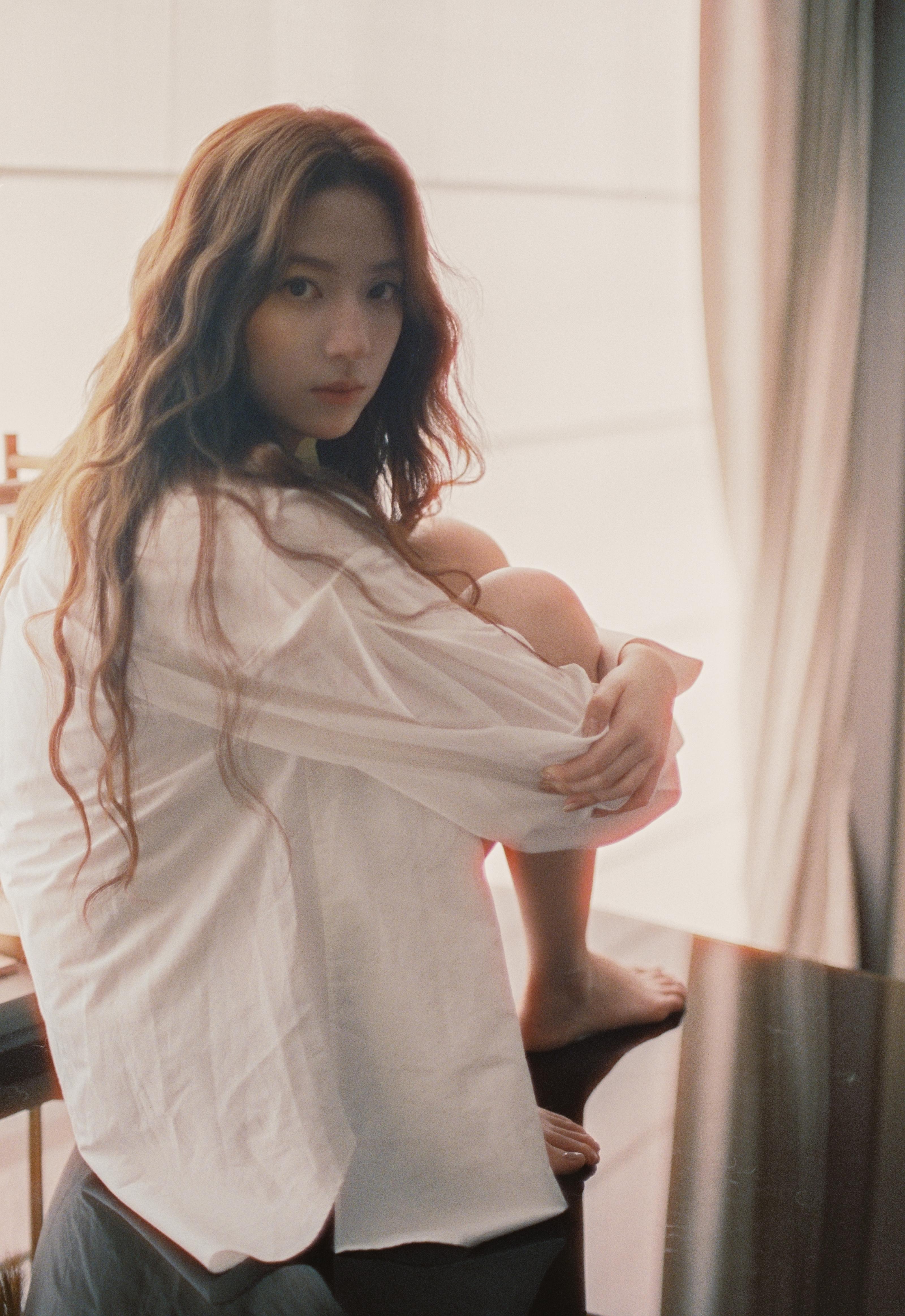 欧阳娣娣慵懒写真 