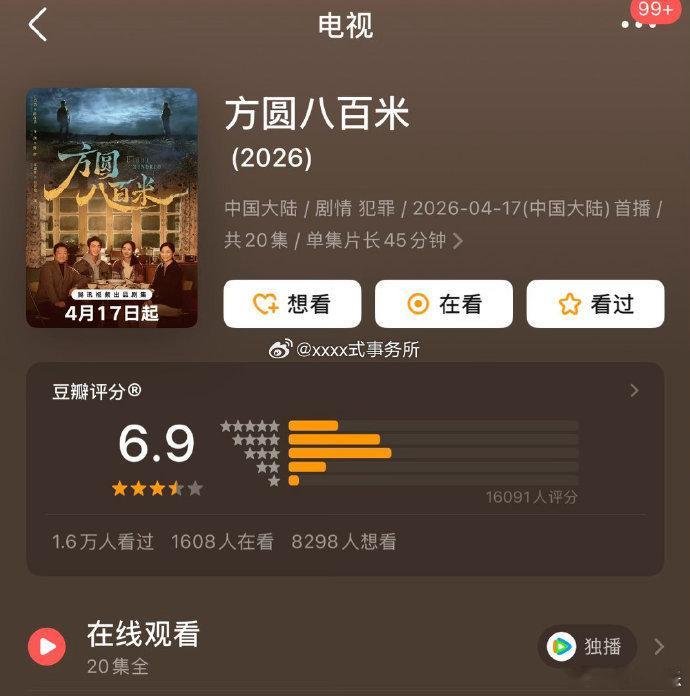 方圆八百米豆瓣6.9分许凯方圆八百米豆瓣开分6.9 许凯方圆八百米豆瓣开分6.9