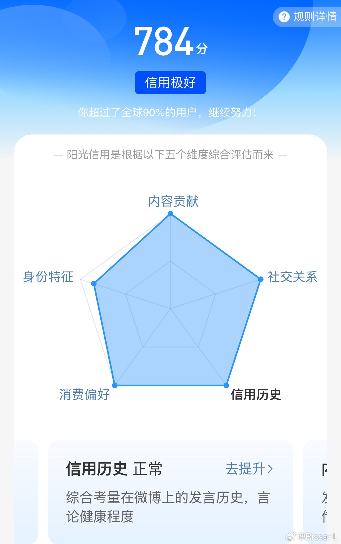 阳光信用   每日一善 ☀️极好784！！！☀️想涨ygxy的可以来和我互动🉑