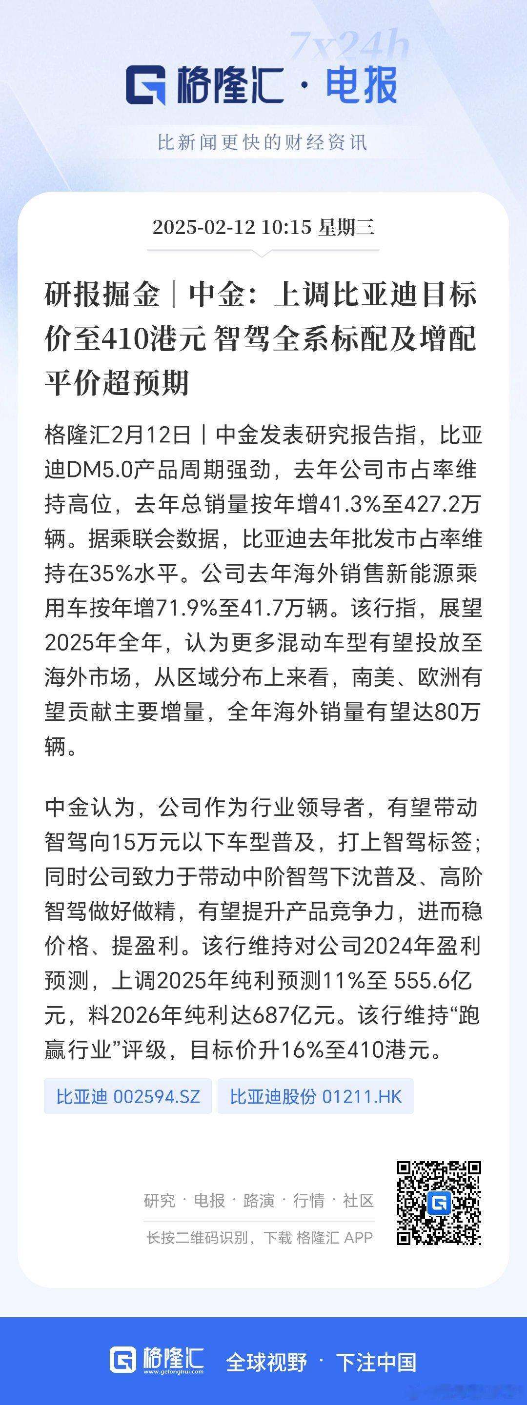 比亚迪再创阶段新高，离前高一步之遥，创下历史新高已经是必然。比亚迪全系智驾发布后