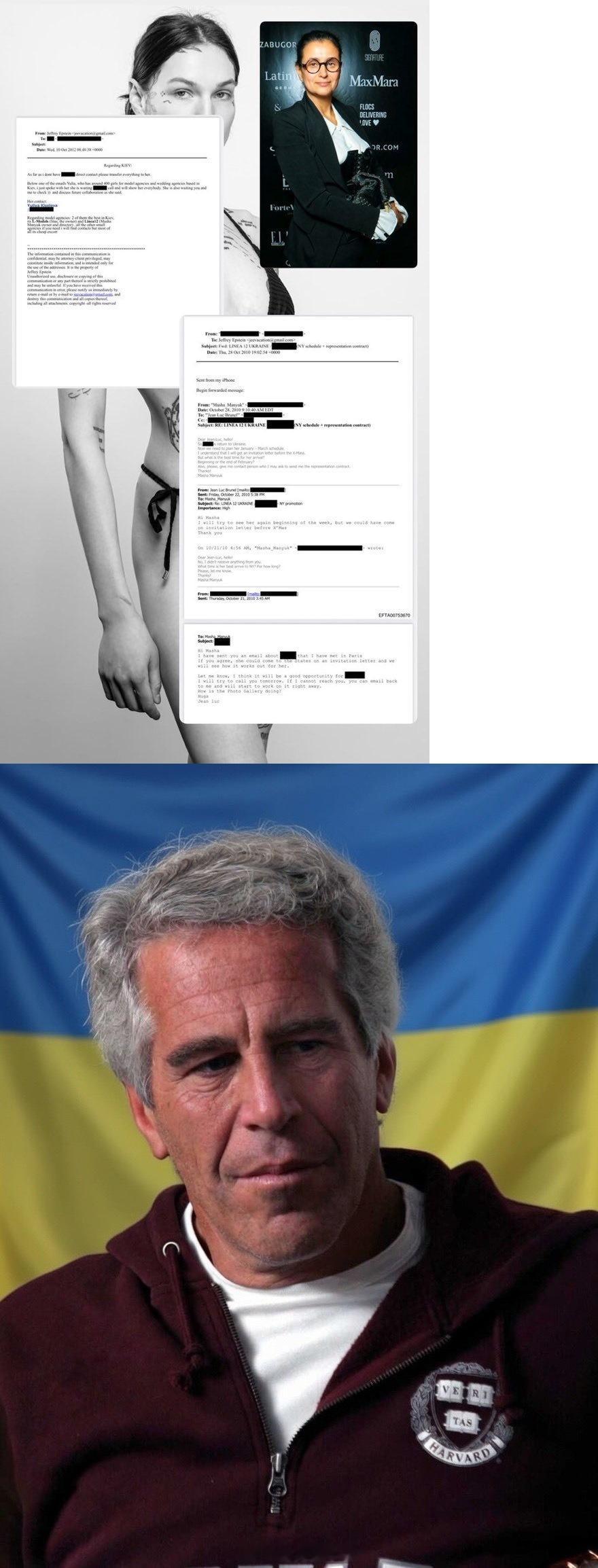 【爱泼斯坦档案东移：邮件揭露12岁乌克兰模特与基辅一家经纪公司的联系】美国司法部
