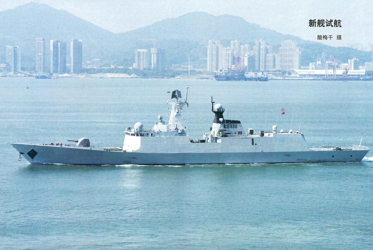 新批次054A取消反潜火箭、换装100mm主炮、延长飞行甲板满足直-20上舰
新