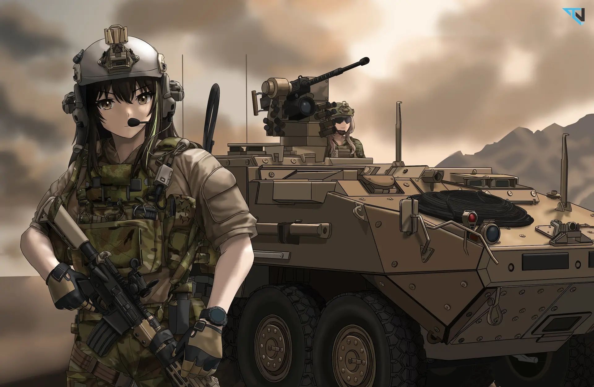 少前2追放[超话]少女前线2:追放 早安！艾莫号！      图⑤，灵感肯定来源