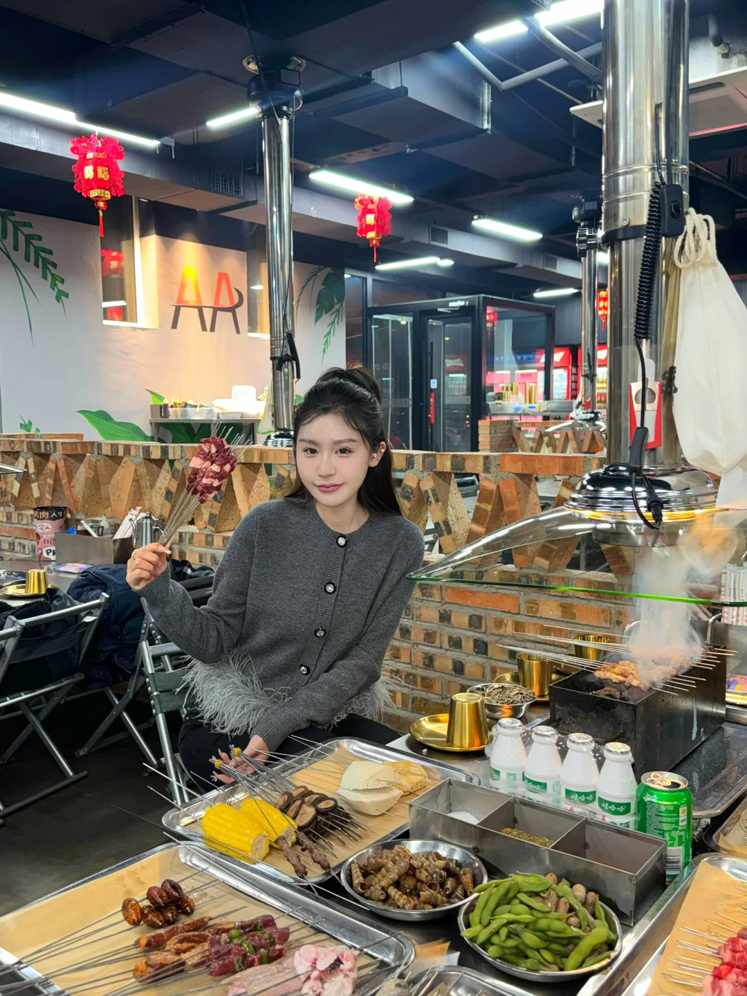 呼和浩特｜露营风🏕️烧烤 自己烤串的快乐