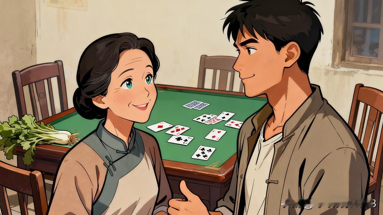 打麻将竟打出一段美好缘分！话说有个光棍和寡妇一起打麻将，这麻将玩法复杂有趣，大家