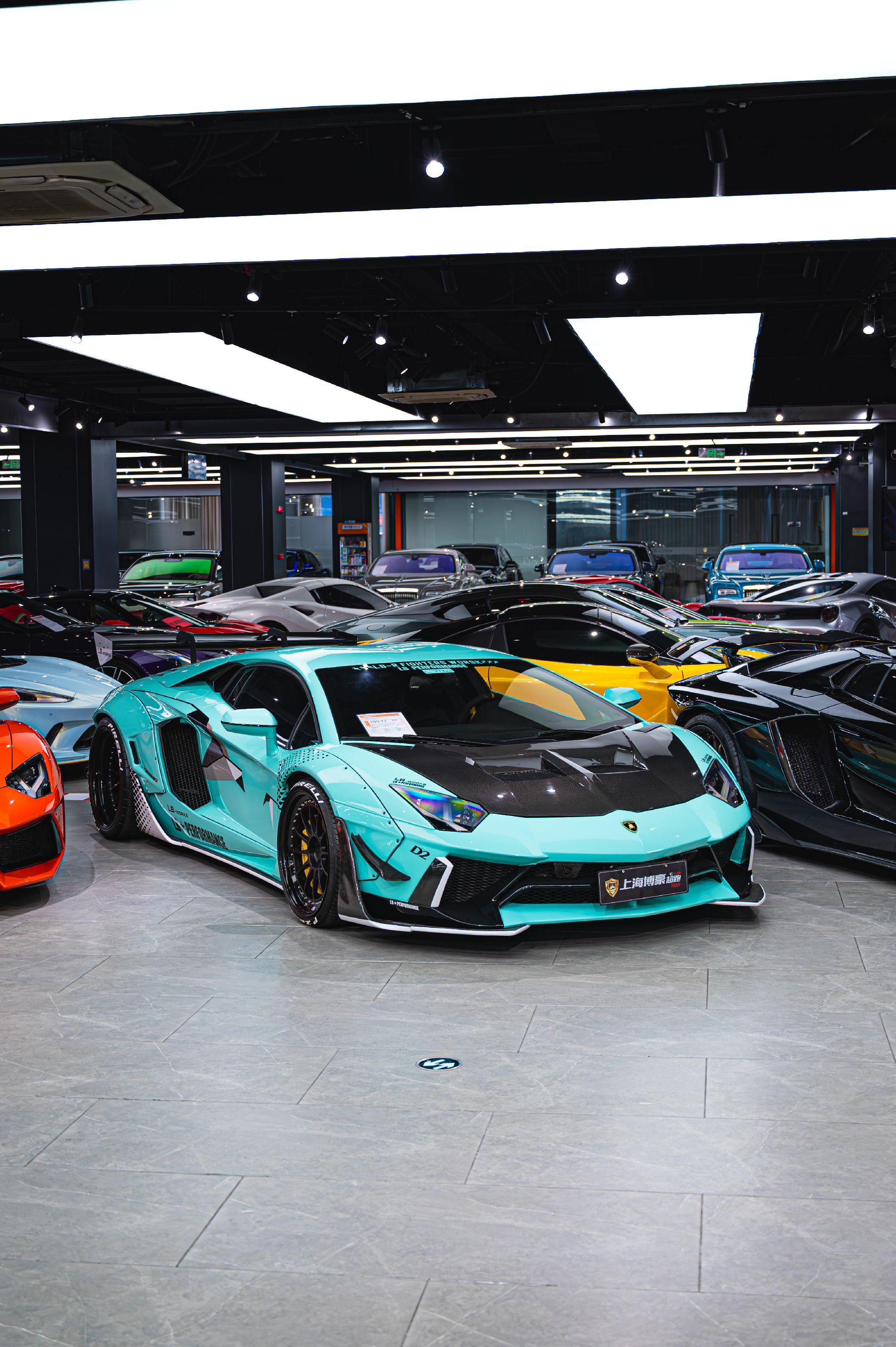 国内非常少见的宽体大牛。Aventador Lp700-4改LB宽体套...