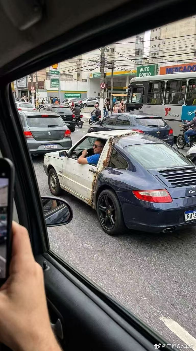 这有创意好奇车头是啥车 