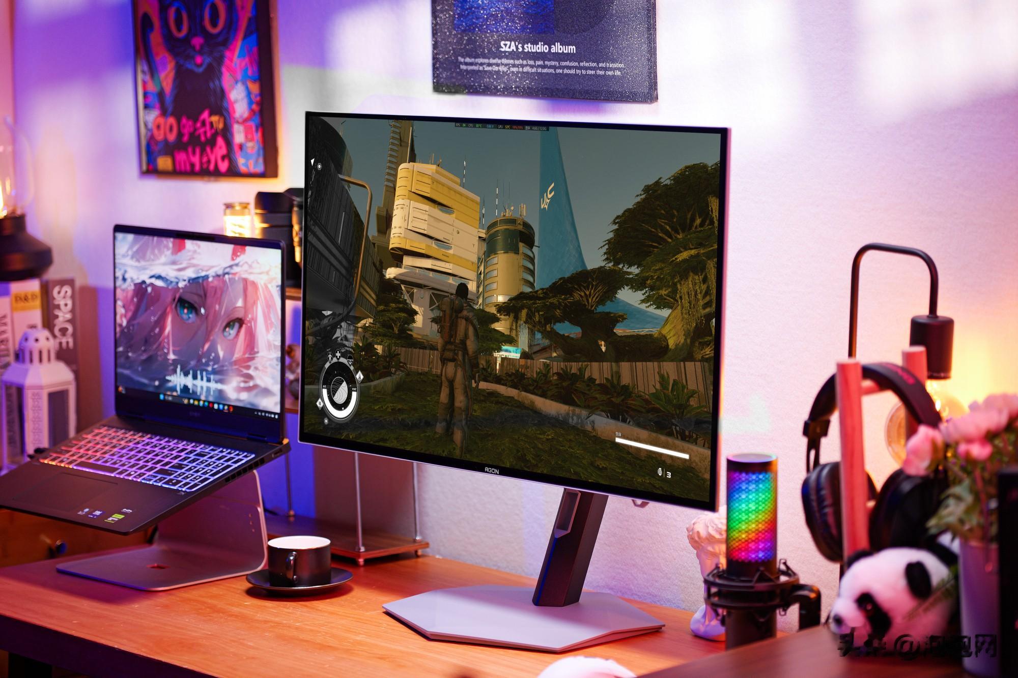 双模全能旗舰之选，AGON AGP327UZD电竞显示器图赏