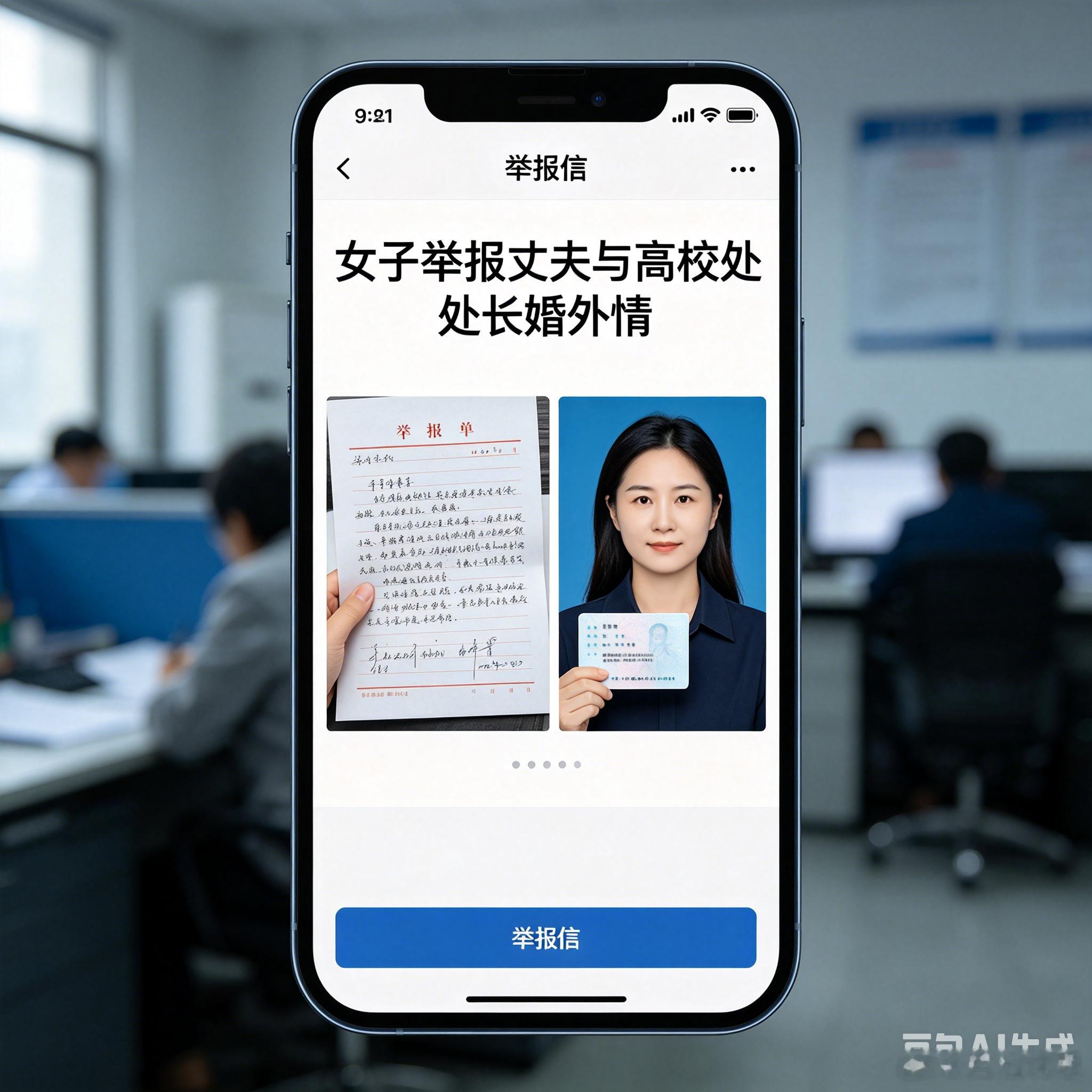 女子举报丈夫与高校处长婚外情，高校通报：涉事前职工已离职6月9日，四川德阳一女子