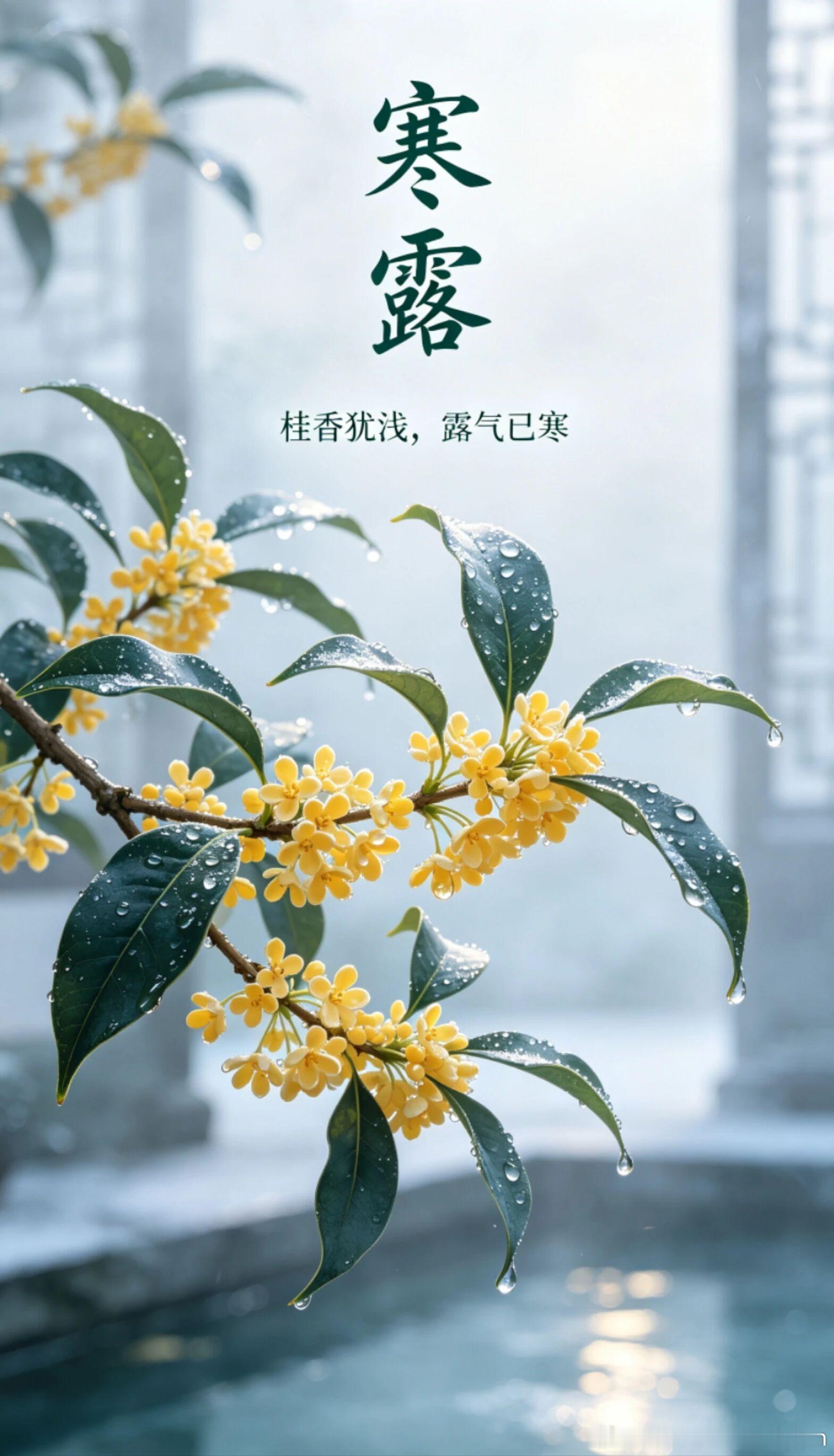 寒露的由来     寒露是二十四节气第17个节气、秋季第5个节气，每年公历10月
