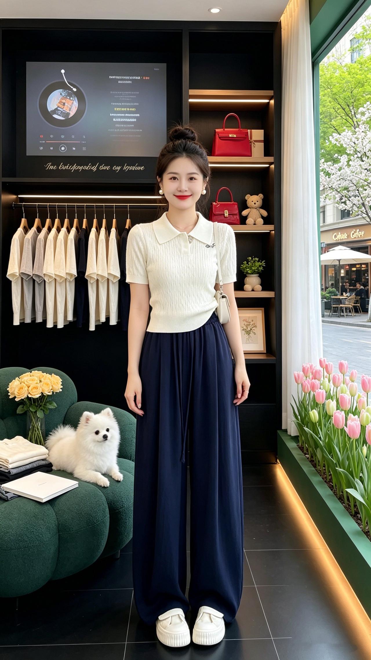 冰丝亚麻阔腿裤显高显瘦显腿长 谁穿谁好看