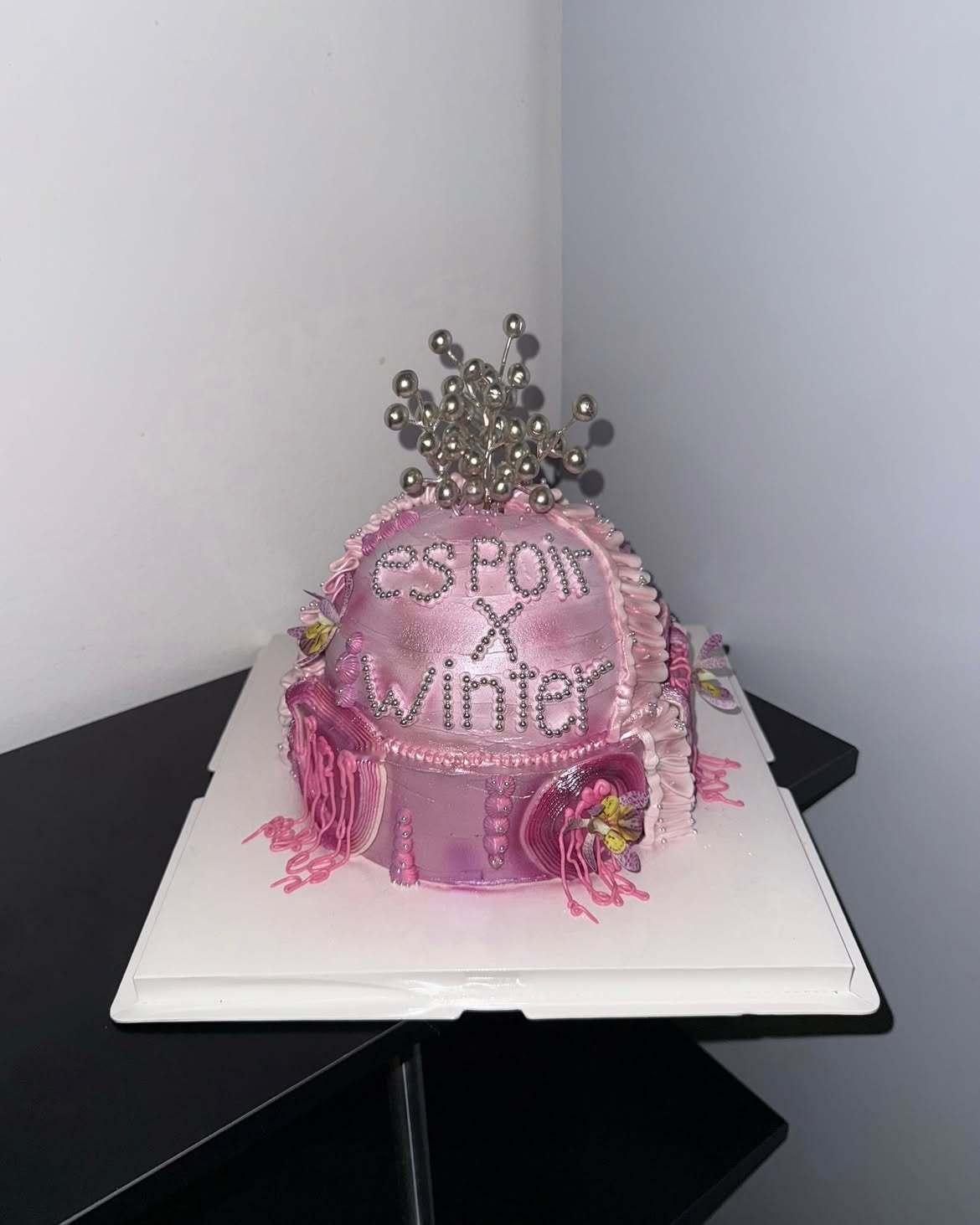 espoir给公主的pinkpink蛋糕🥺 