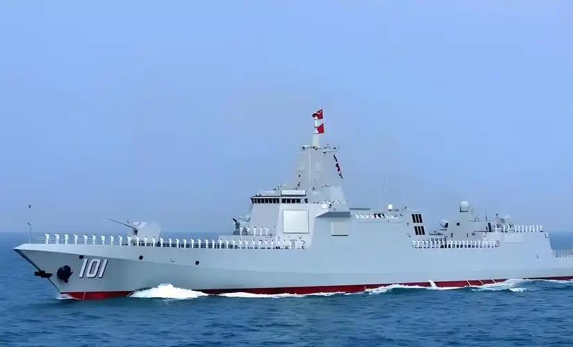 055东莞舰首次通过宫古海峡进入西太平洋训练。 美国主导的环太军演正式开演后，西