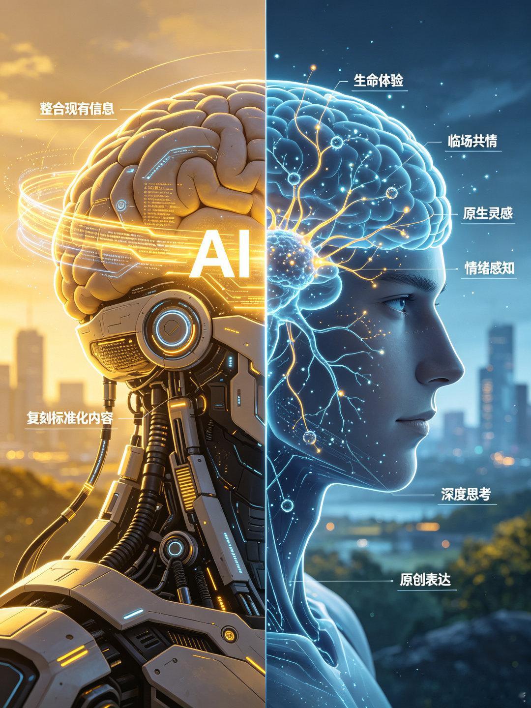 AI时代最不可替代的东西 AI擅长整合现有信息、复刻标准化内容，却难拥有切身的生