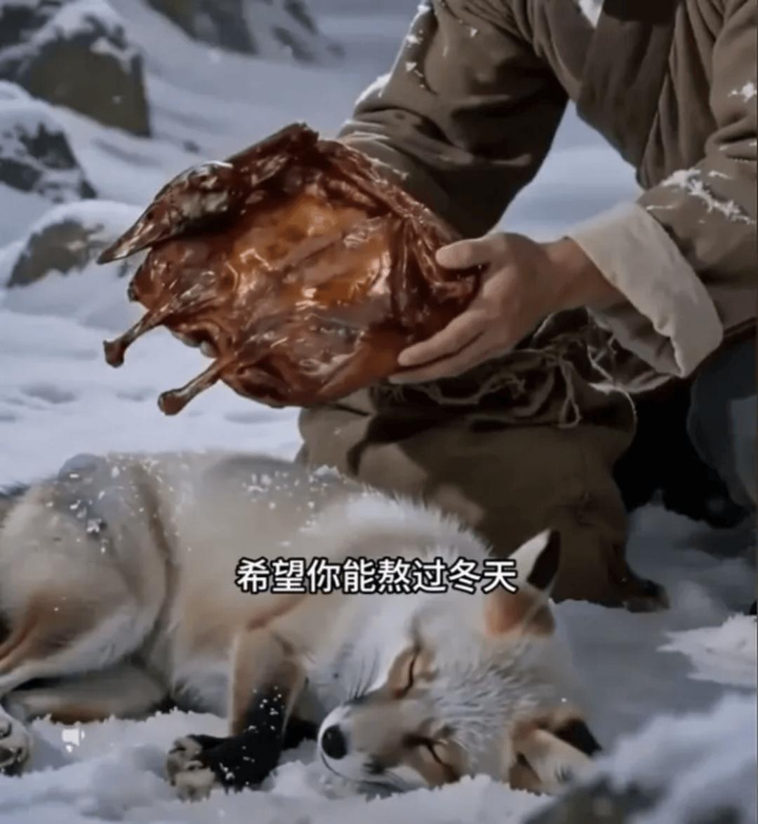 【雪山救狐狸为什么火了】
无限平替的复仇元素，无数人可以脑洞大开，而且不用过度设