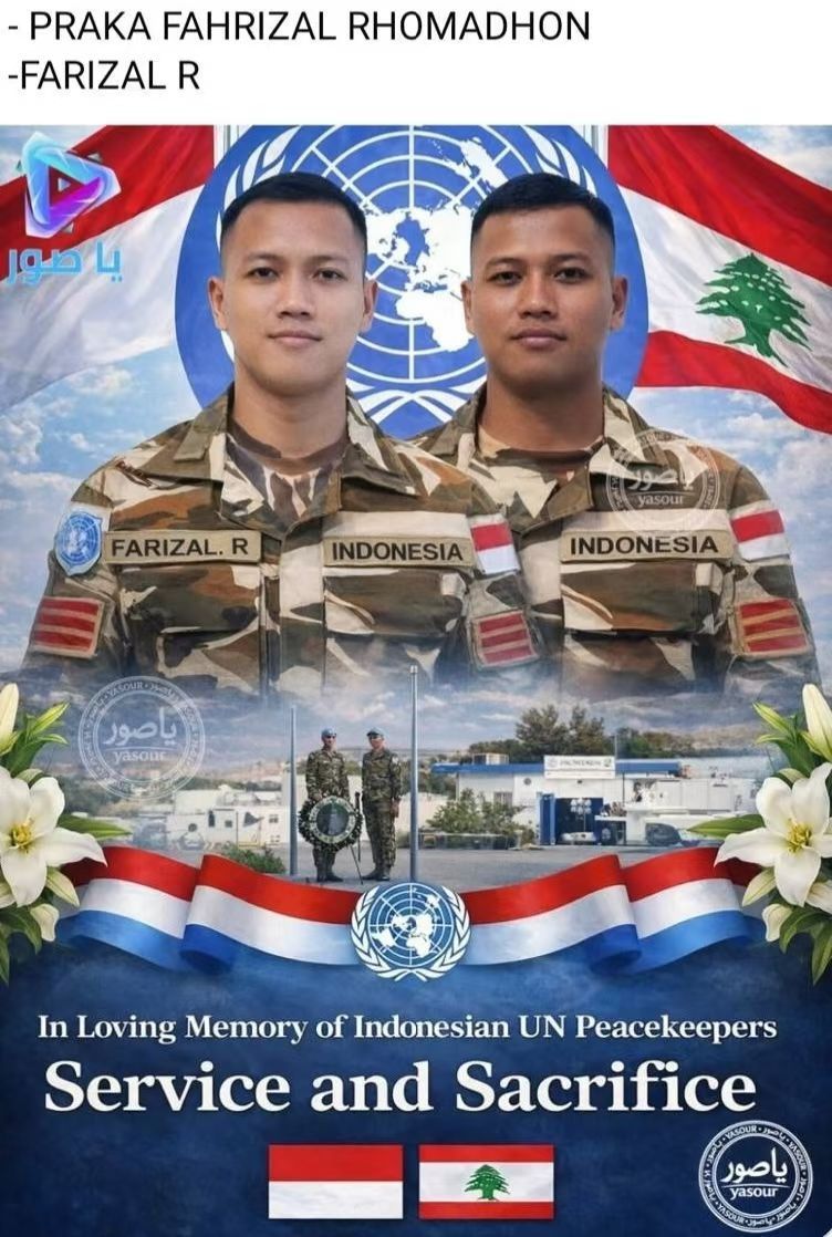 3月30日以色列对黎巴嫩南部的空袭中, 有两名来自联合国驻黎巴嫩临时部队(联黎部