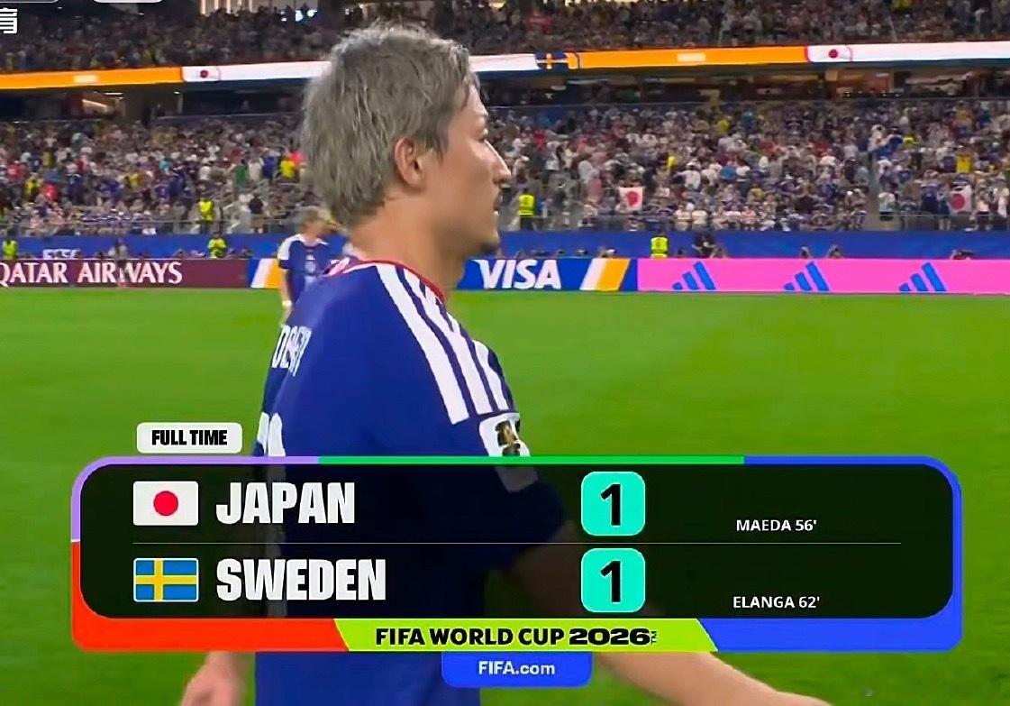 日本1比1瑞典日本这个小组确实值得三队同时出线，荷兰哥伦比亚踢得都很好，配得上出