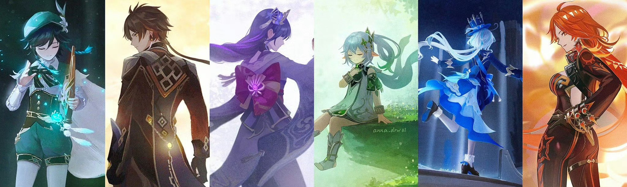 原神[超话]  原神神明~作者：anna_drw01 
