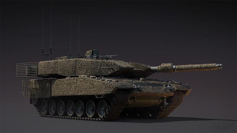 军事ai新视野 加拿大陆军豹2A4M CAN / 豹2A6M CAN 主战坦克a