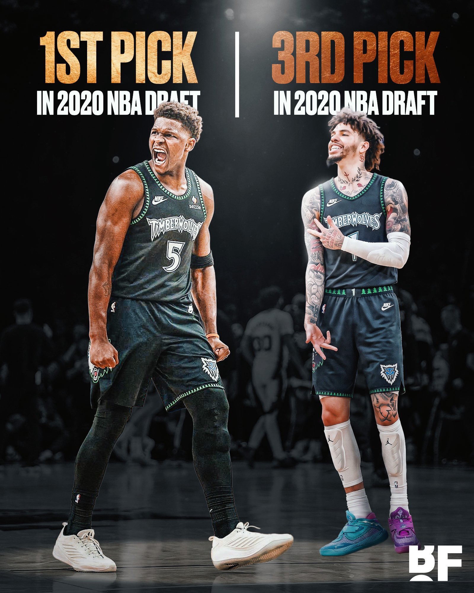 爱德华兹和鲍尔是NBA中排名前 __ 的双人组合？ 