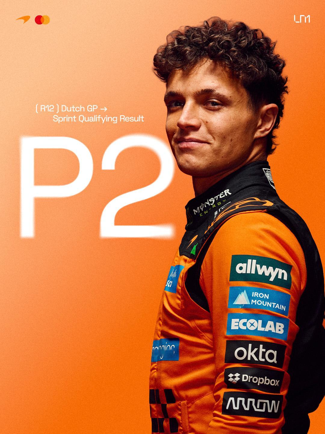 准备好从明天 P2 开始冲刺 👊McLaren｜2026F1荷兰大奖赛 🇳?