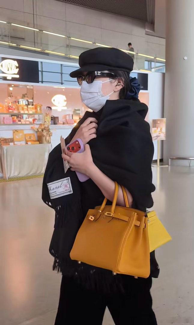 阚清子爱马仕拎一个挎一个阚清子出门包包不做选择，拎一个挎一个😂妥妥的美丽富婆既