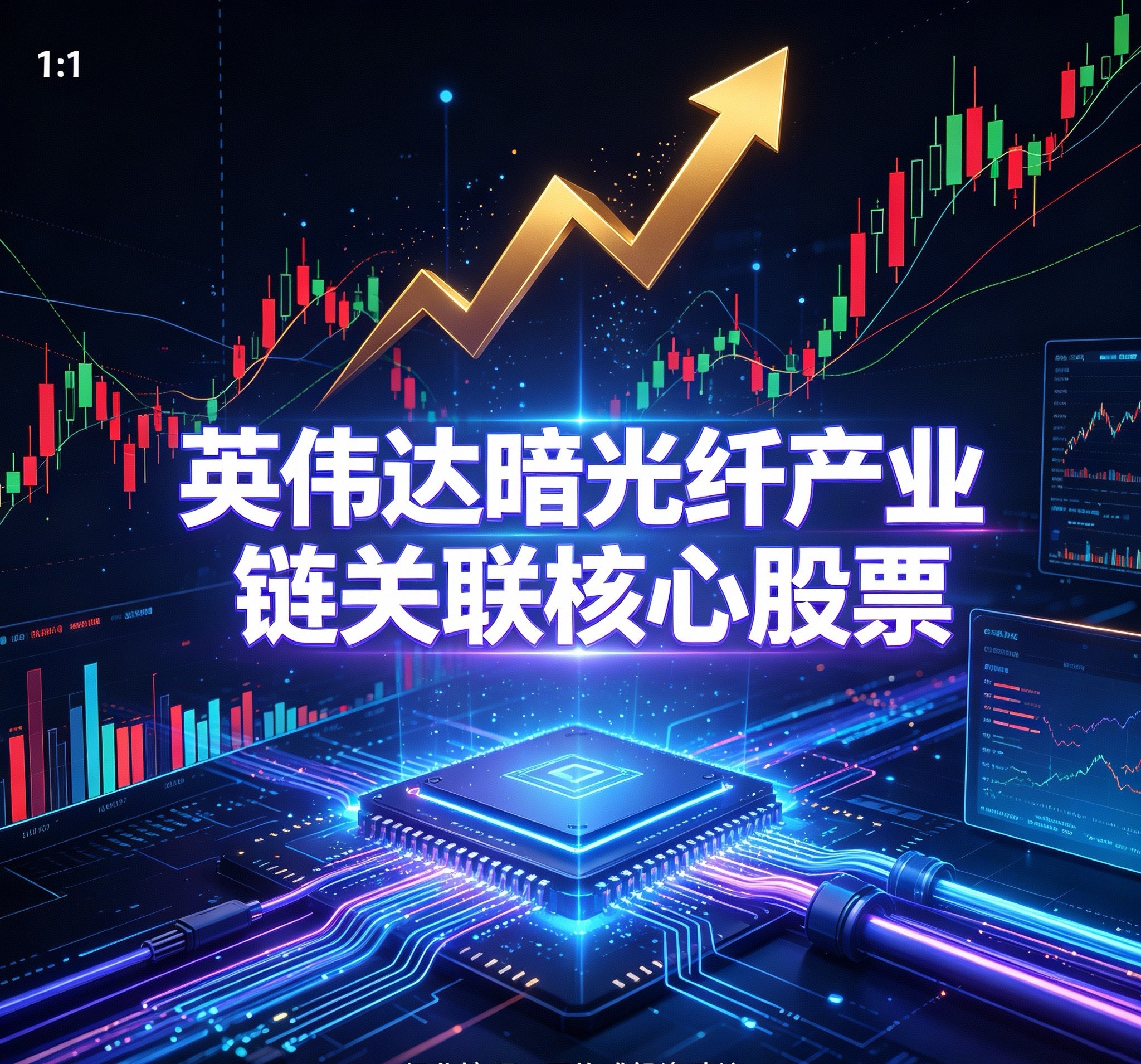 英伟达暗光纤产业链关联核心股票1. 长飞光纤 (601869) 受益逻辑：康宁产