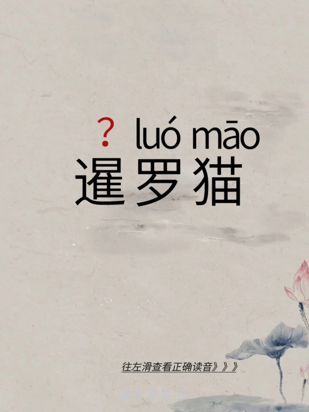 暹罗猫——你读对了吗 🍇暹xiān罗猫 🍇释义：这是一个常见的汉语...