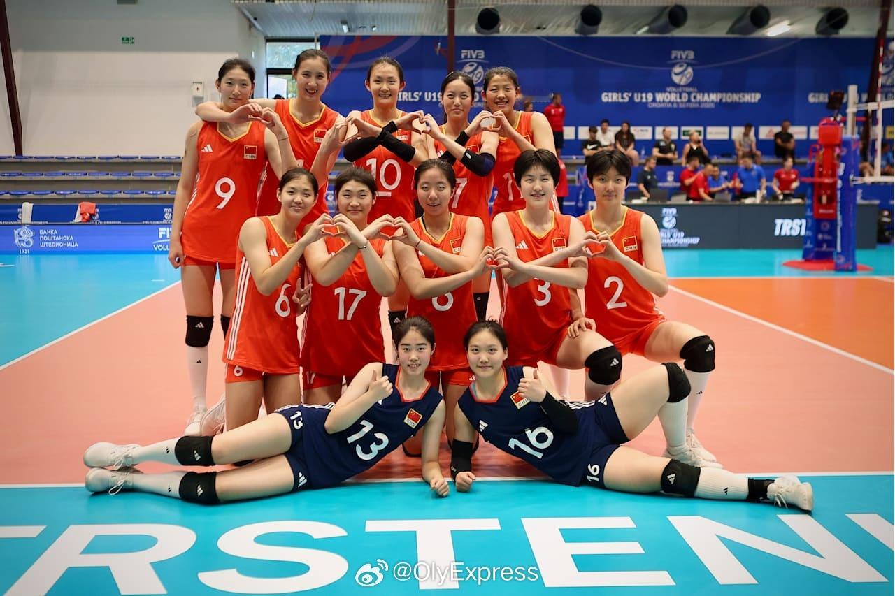 【U19女排世锦赛中国首战3-0轻取突尼斯取得开门红】国际排坛战报速递 7月2日