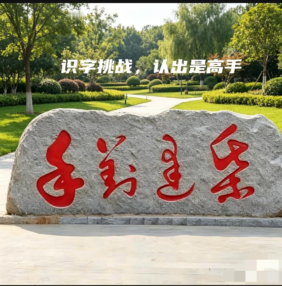 不是我吹！我敢打赌！97%的人看不懂这石头上的四个字，就算是985大学生也难认全