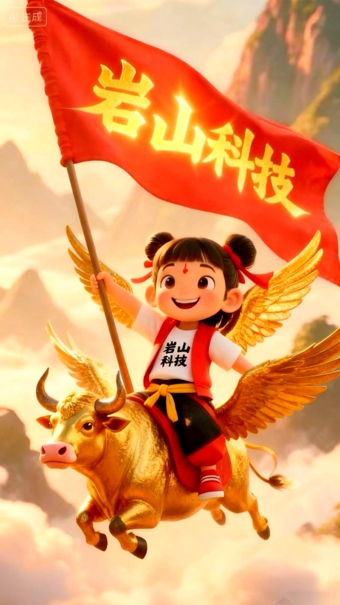 大盘连着红了17天，手机屏幕红得发烫。
我捏着的那只“岩山”，更疯，六天，五个涨