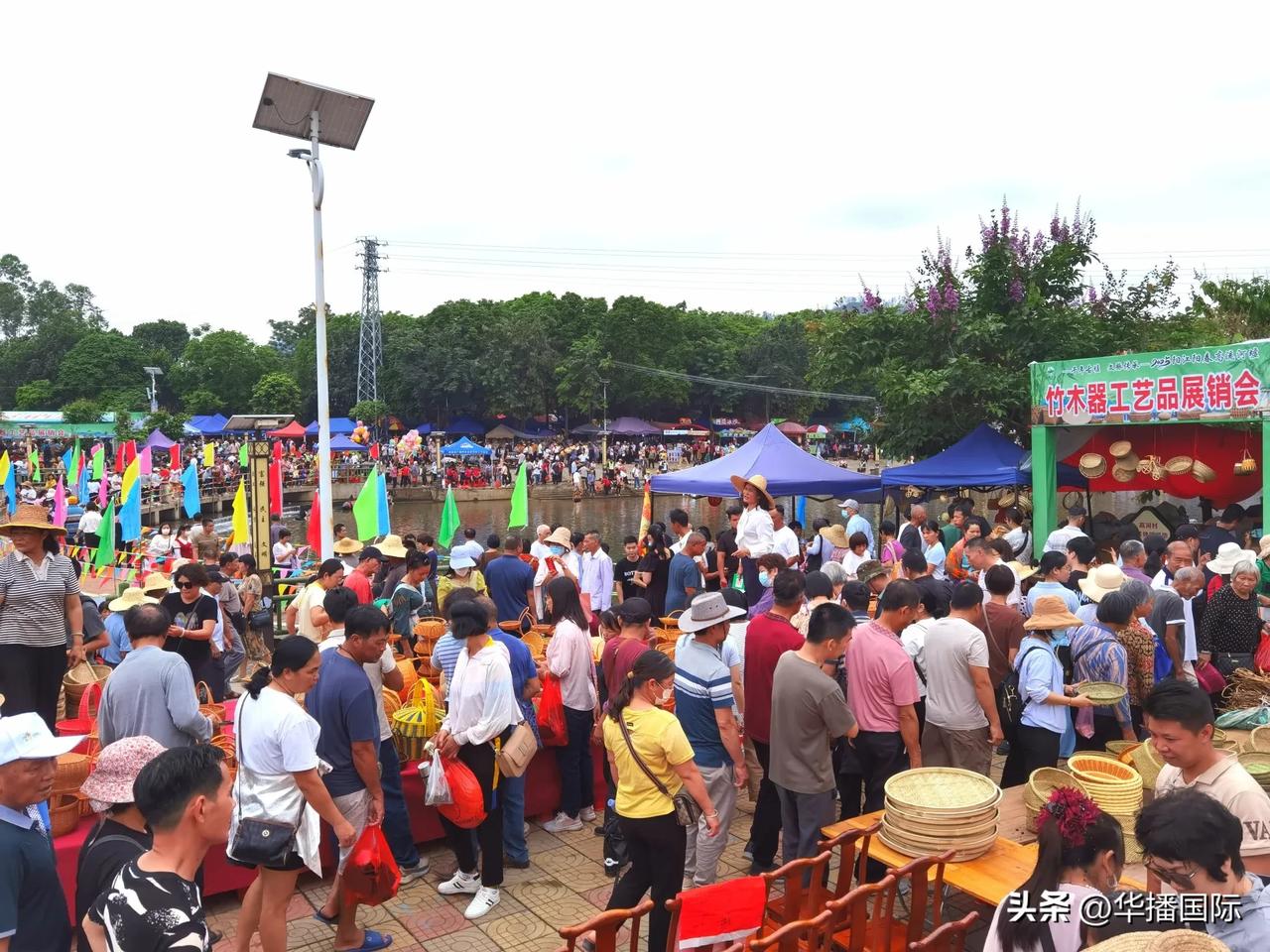 5月30日，阳春高流河墟如期开墟。“千年古墟·文脉传承”2025阳江阳春高流河墟