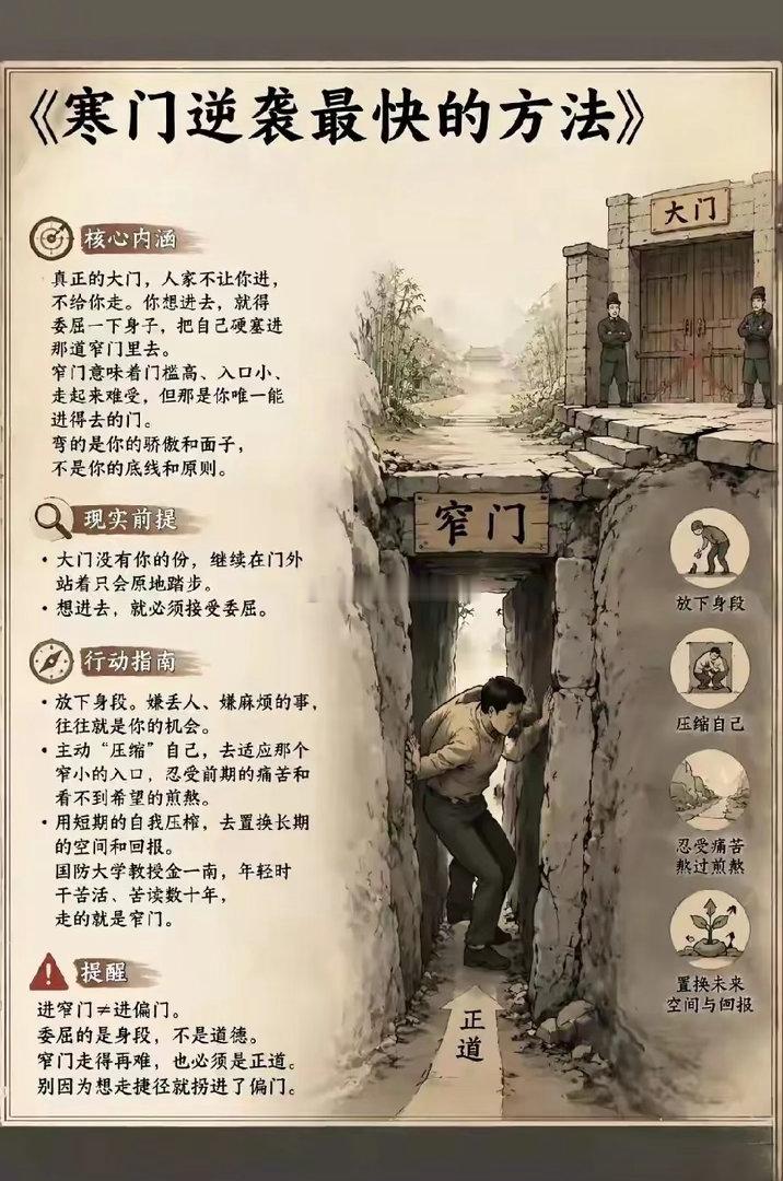 为什么走窄门？？？ 