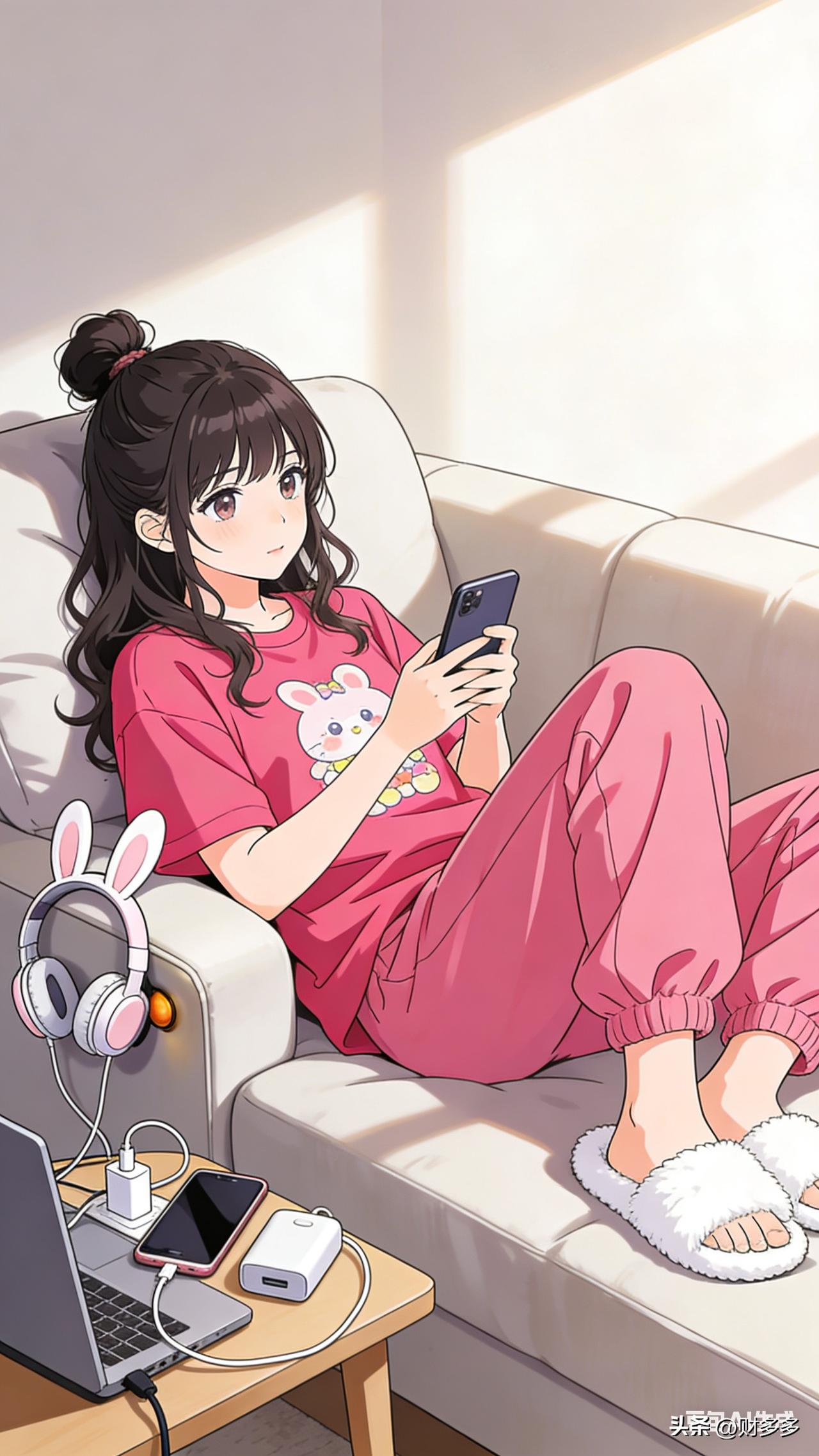 现在的人，
都被手机控制了，
出门，
不带老婆可以，
不带手机不行，
一有时间就