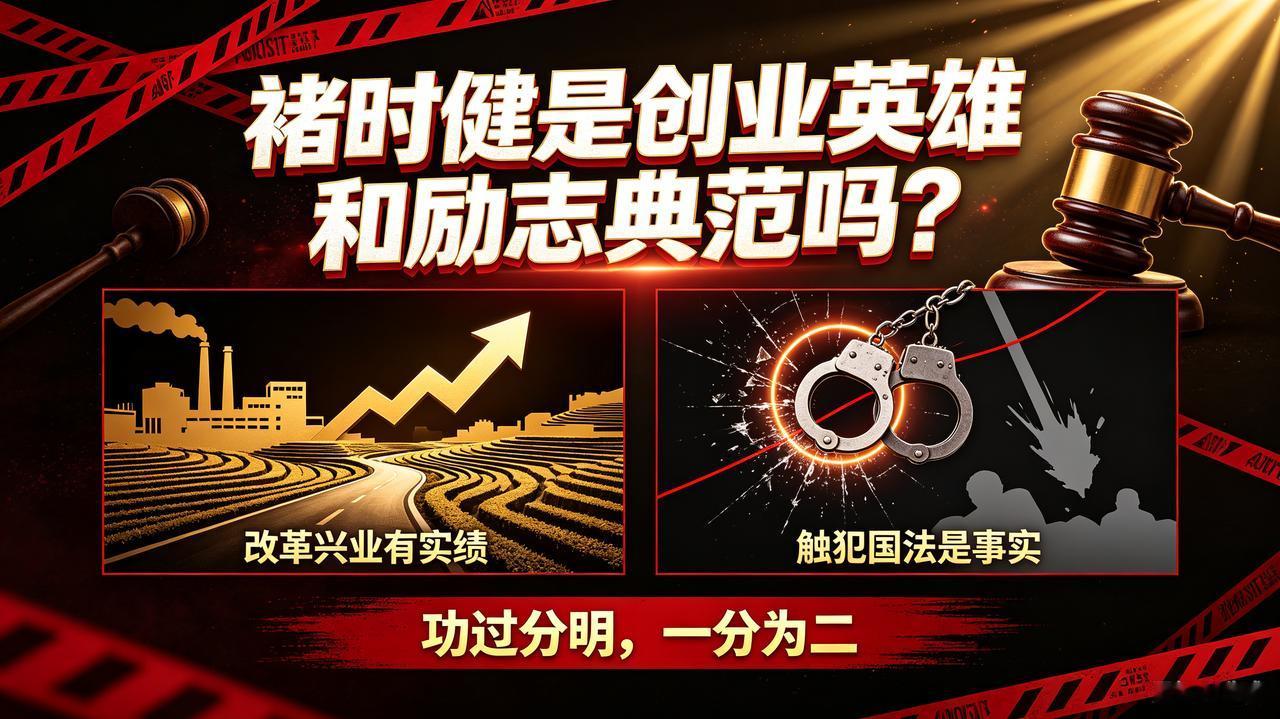褚时健是创业英雄和励志典范吗?
 
人世间最让人唏嘘的人生莫过于：半生拼搏建功，