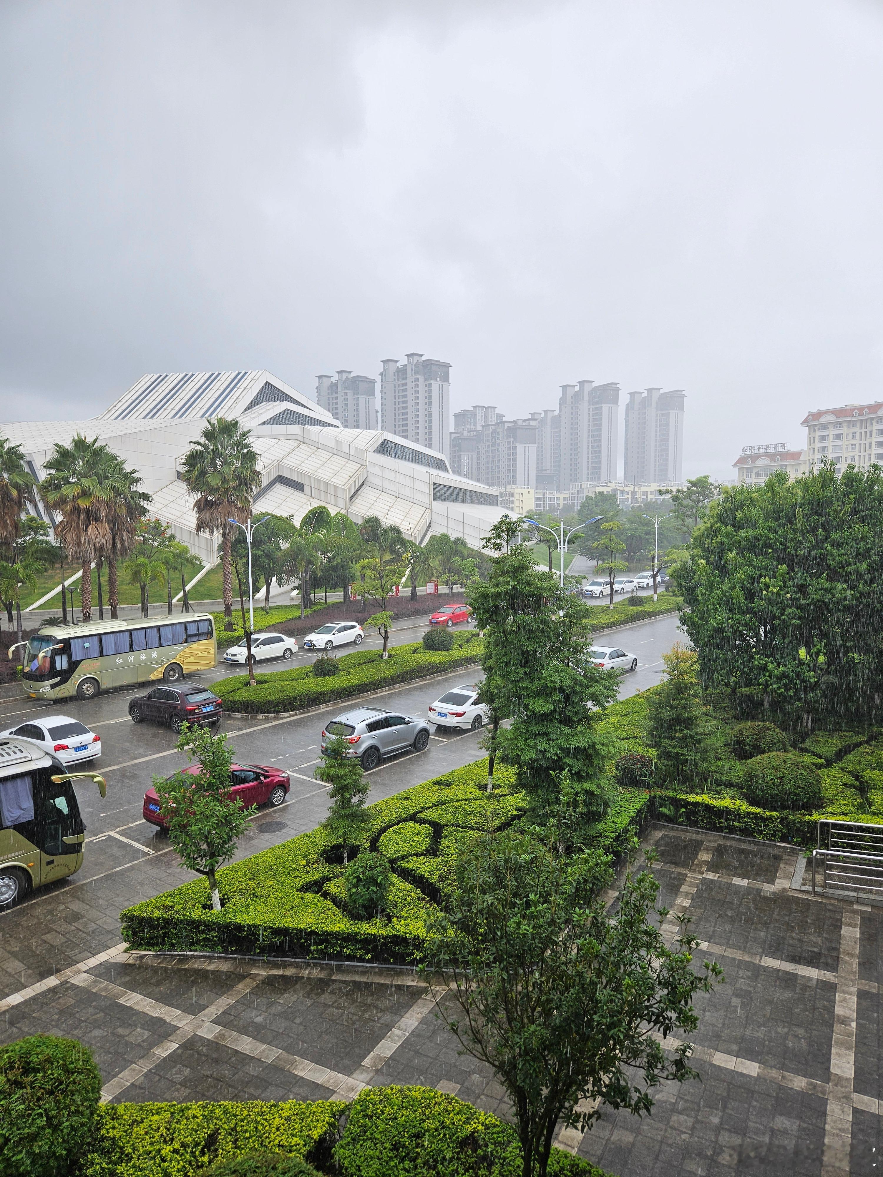 台风雨确实太多了！🌧希望灾区赶紧转晴！☀早安！ 