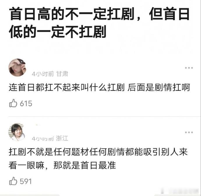 这个说的是实话，演员的号召力就是看开局，后面靠的才是剧情。  