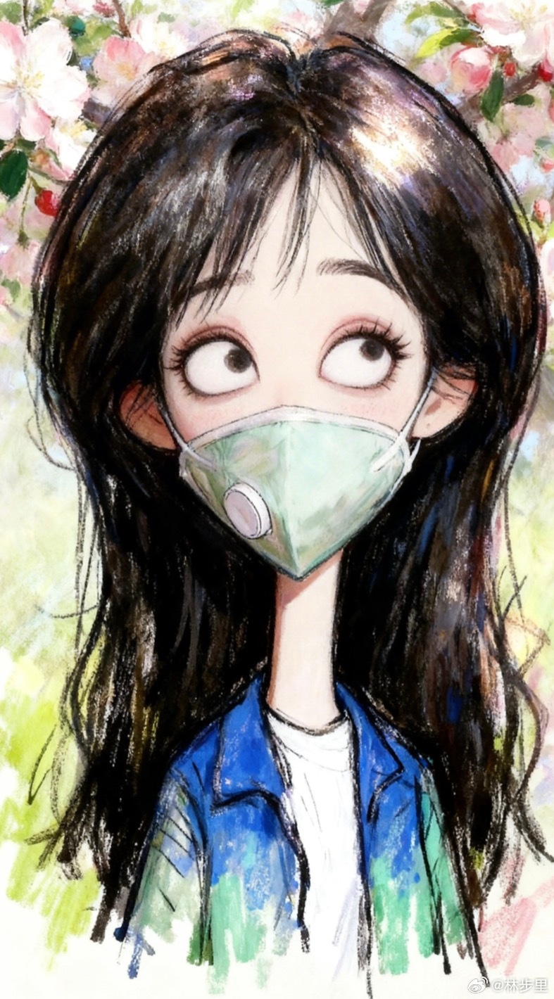 怎么说呢。现在头像上不戴个口罩，都觉得不习惯。 