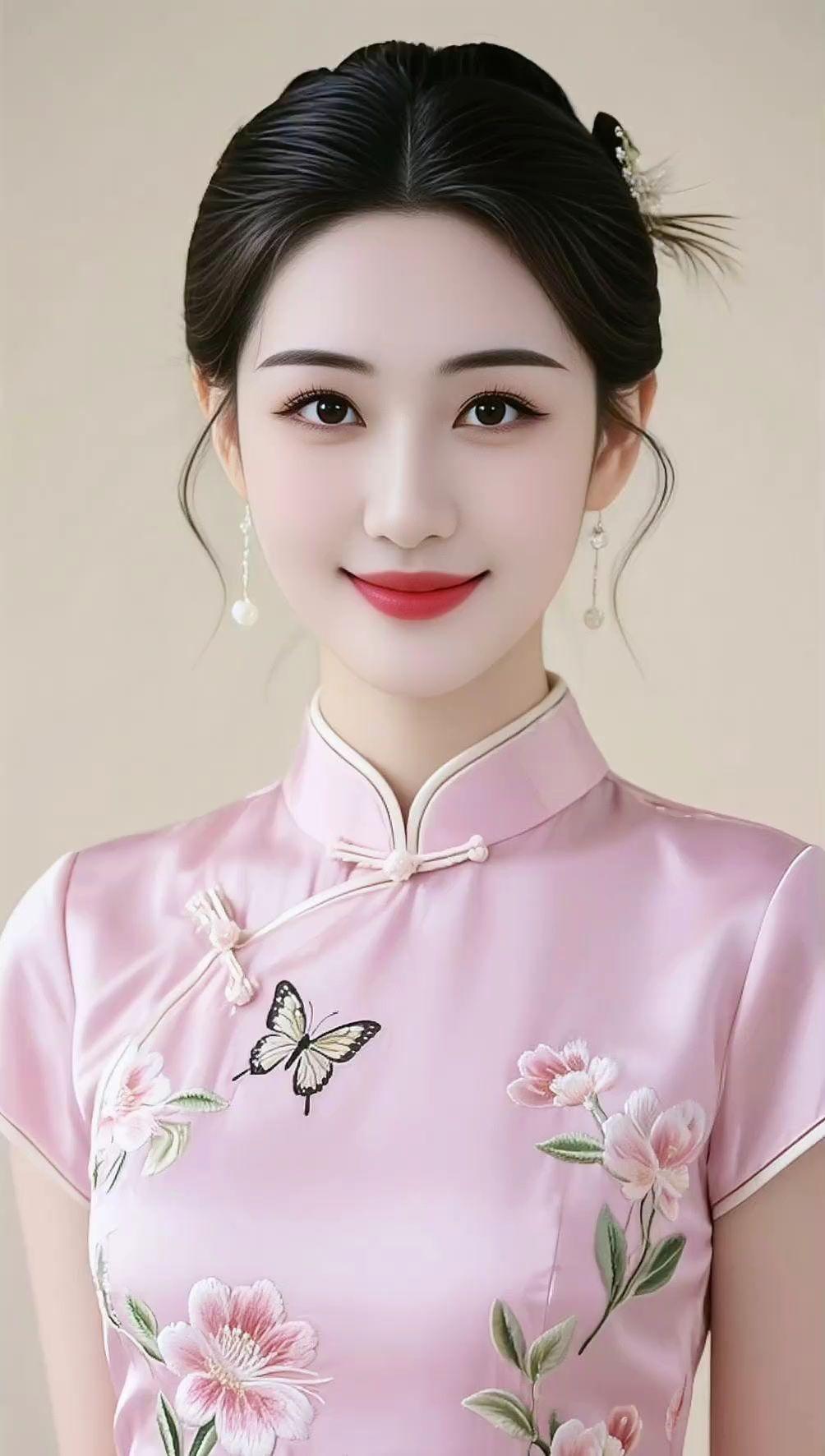 AI甜美旗袍写真 抖音ai创作