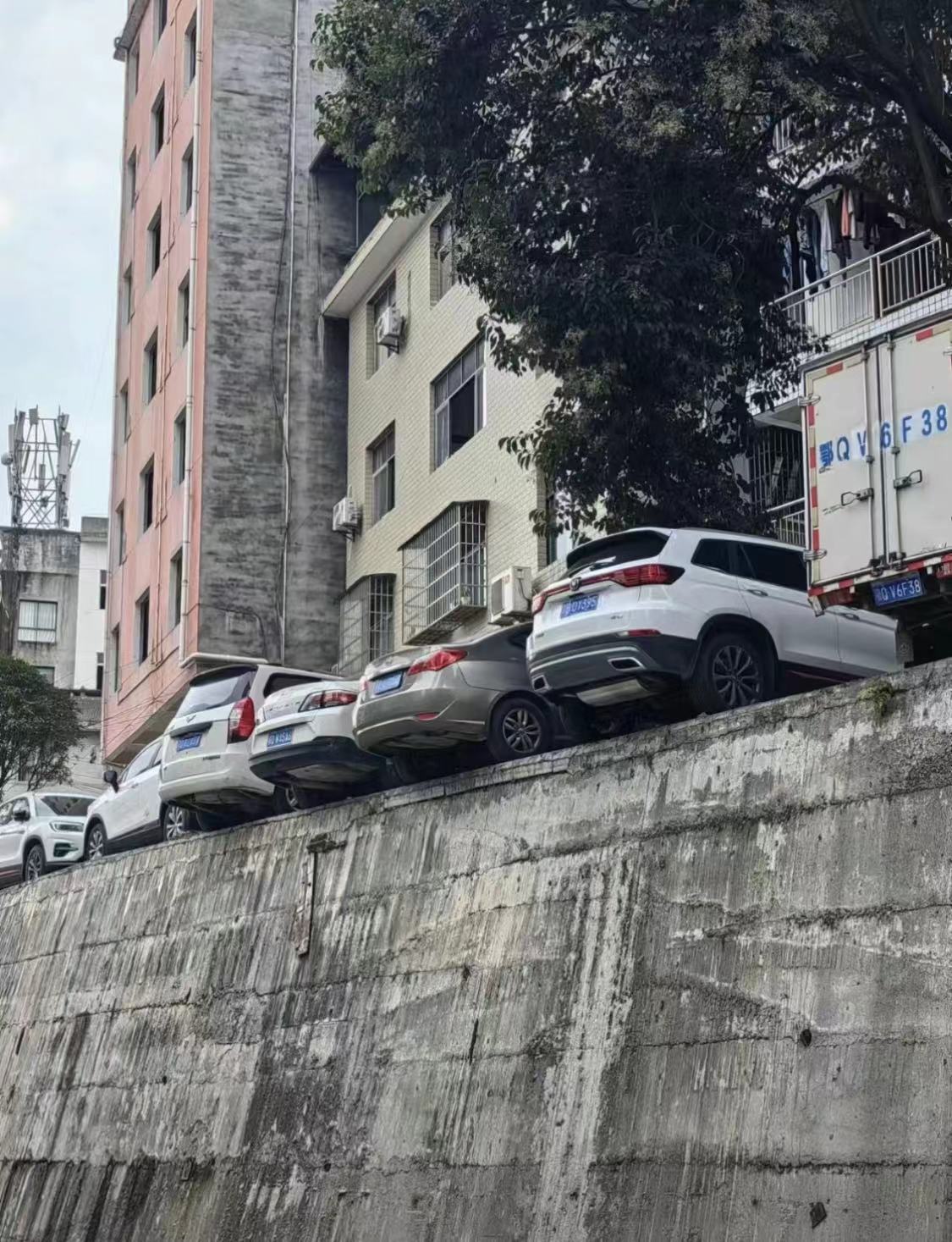 #可以叫我开车但不能叫我停车#好家伙，敢这样停车的都是老司机吧 ​​​
