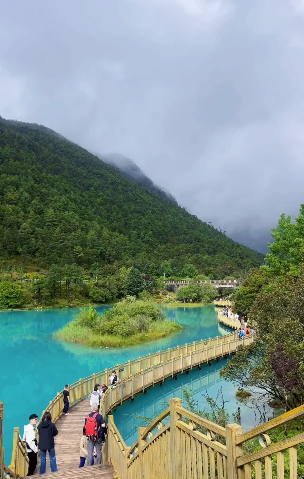 玉龙雪山7月8号实况，不下雨啦
