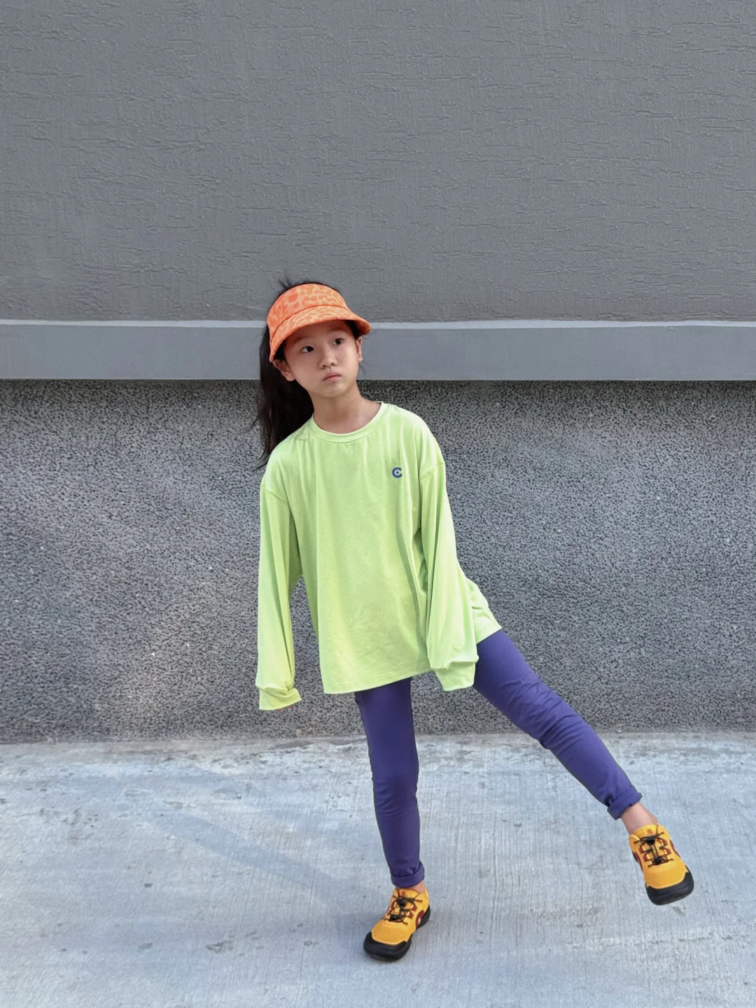 小学生穿搭日记 🧡💚💜