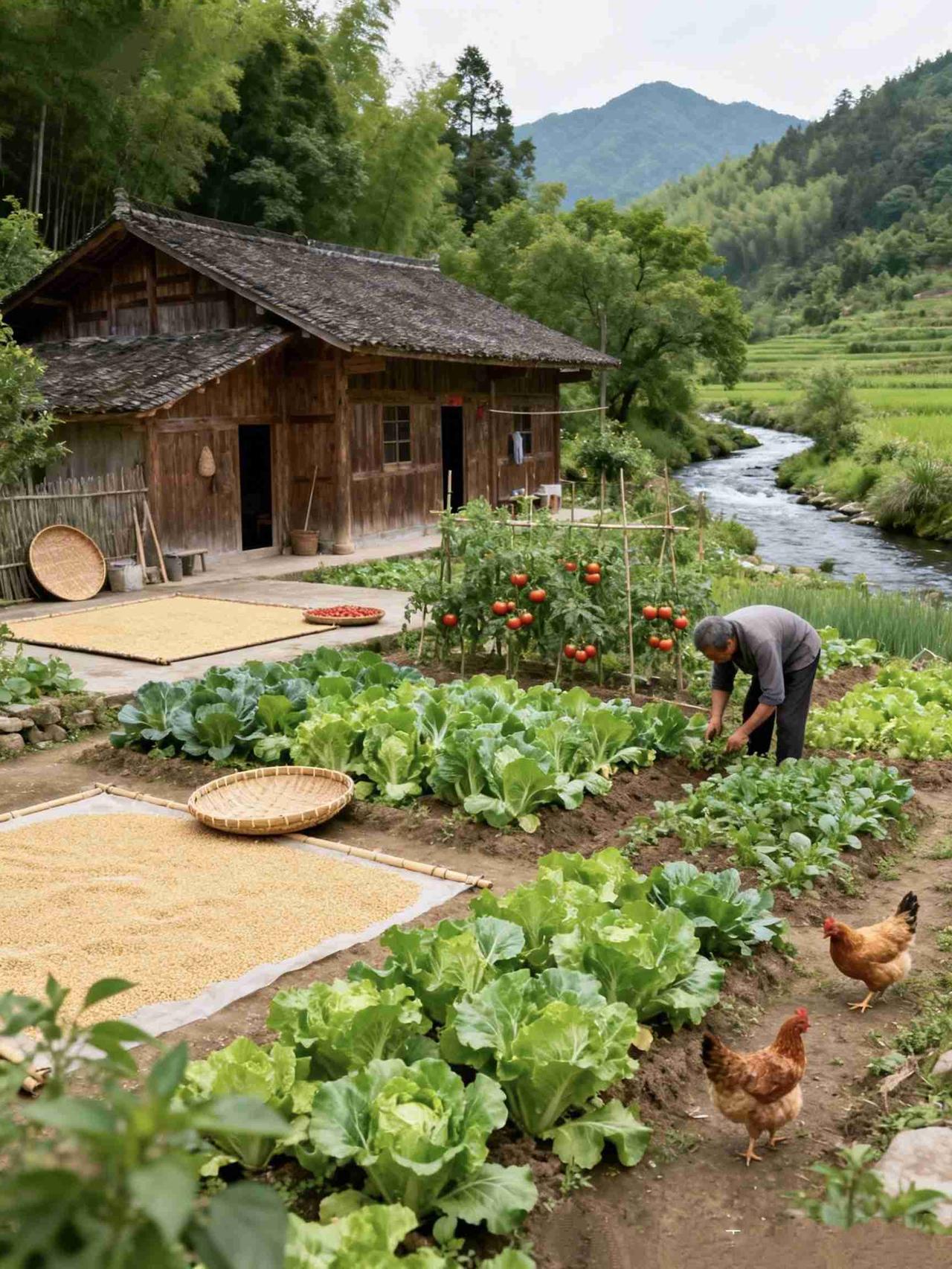 我的今日状态：😁轻松愉快
我这里的天气：☀️晴天
《田园归处》
 
青山作屏，